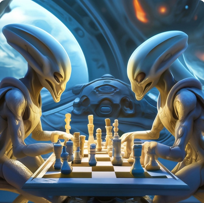Шахматы с инопланетянами: стратегия, тактика и веселье Инопланетяне, Шахматы, Веселье, Ум, Тактика, Длиннопост
