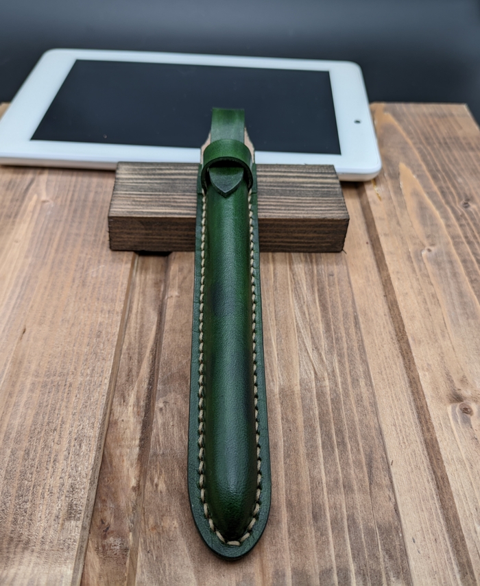 Кожаный чехол для стилуса Apple pencil 2 Своими руками, Рукоделие без процесса, Изделия из кожи, Формовка, Длиннопост