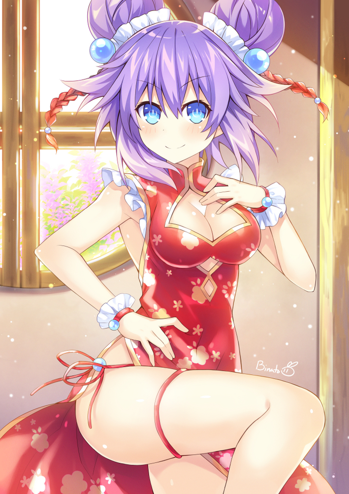 Purple Heart Anime Art, Hyperdimension Neptunia, Neptunia, Neptune, Purple Heart, , Binato_lulu