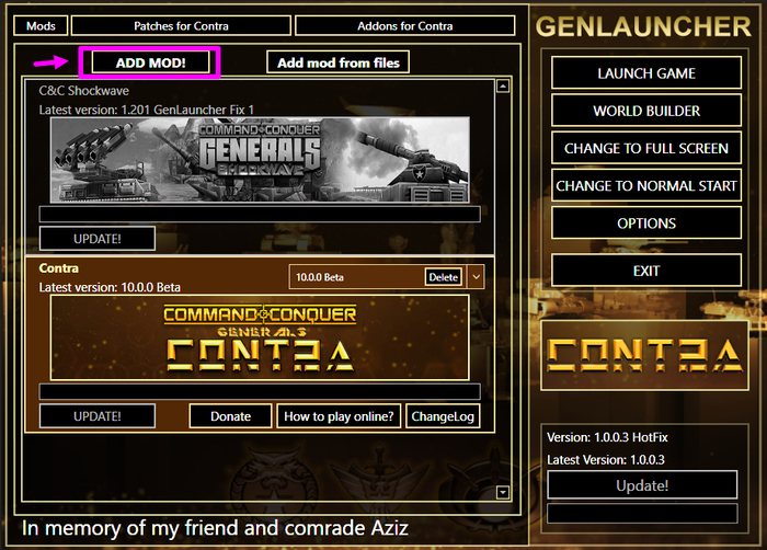    Generals  CONTRA X , , -, 2000-, Command & Conquer Generals, Generals, ,  , ,  , Zero hour, 