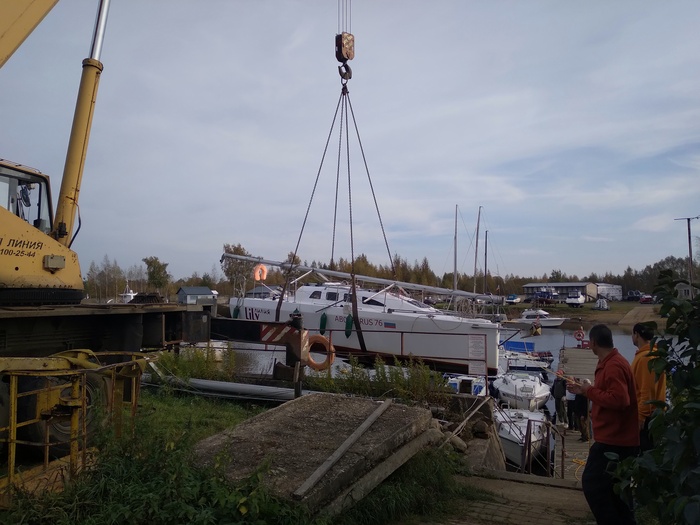 Поднялись, или День летающих яхт Рыбинское водохранилище, Яхт-клуб, Яхта, Яхтинг, Подъем, Осень, Фотография, Длиннопост