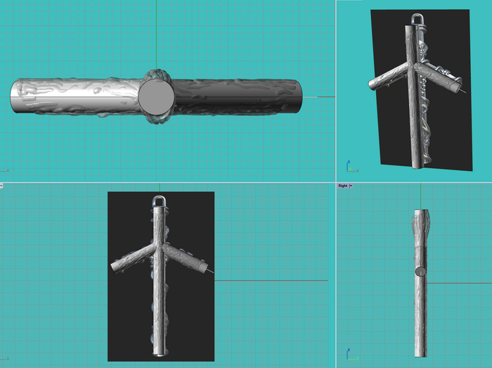 Общий набросок, начало работы