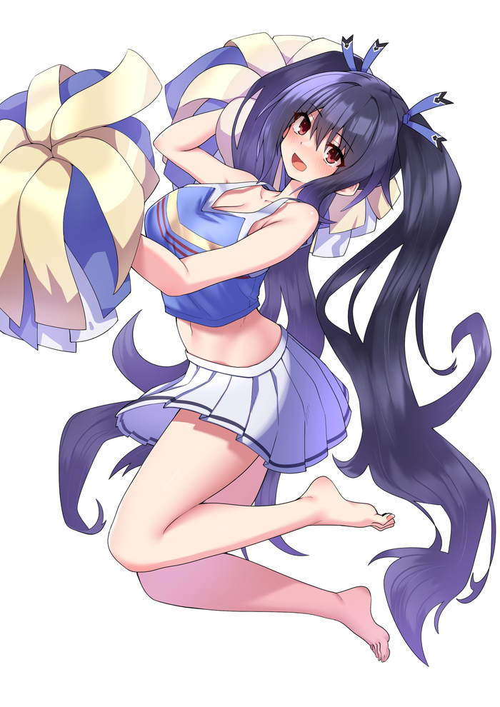 Noire Anime Art, Hyperdimension Neptunia, Neptunia, Noire (Black Heart), 