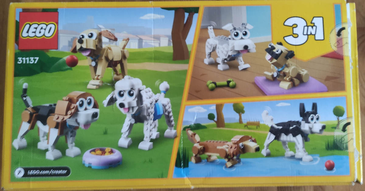 Конструктор LEGO CREATOR 3 в 1 Очаровательные собаки | Пикабу