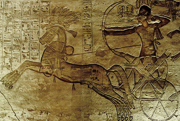 (Изображение битвы при Кадеше)