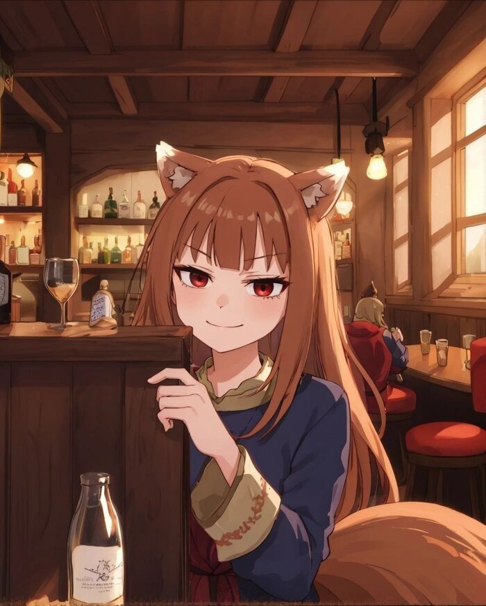 Волчица и пряности (Spice and Wolf) хентай