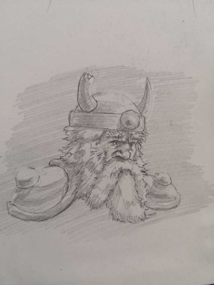 Быстрый скетчик дворфа