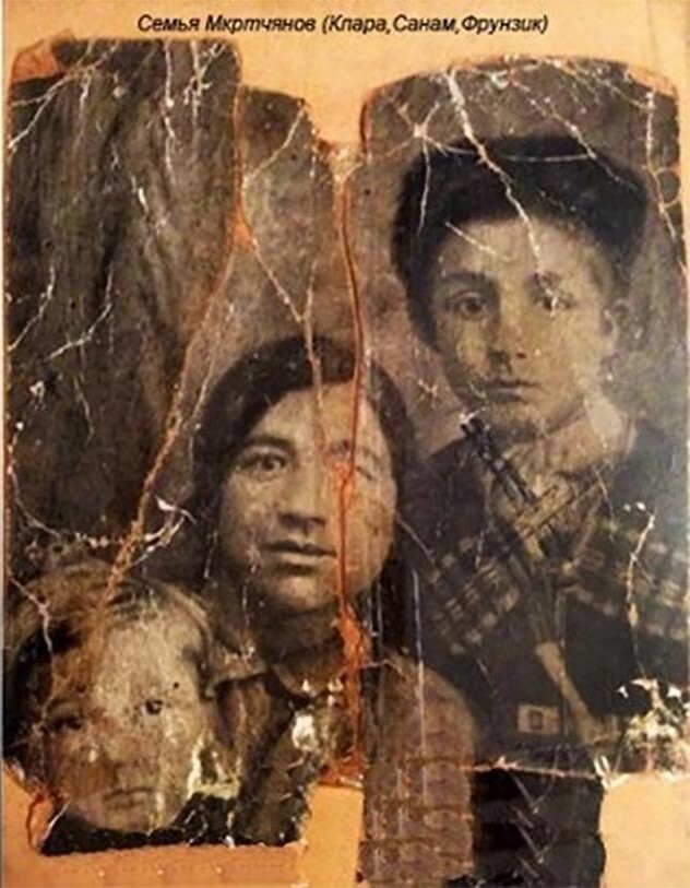 Семья Мкртчянов (Клара, Санам, Фрунзик)