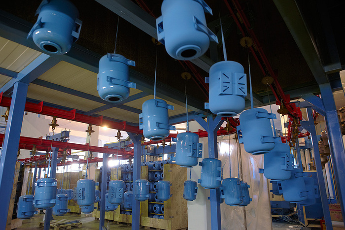 Порошковая покраска гидроаккумуляторов