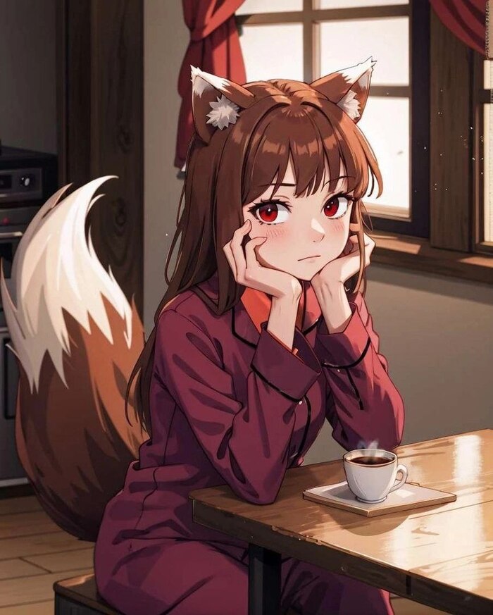 Holo Anime Art, , Holo, Spice and Wolf,  