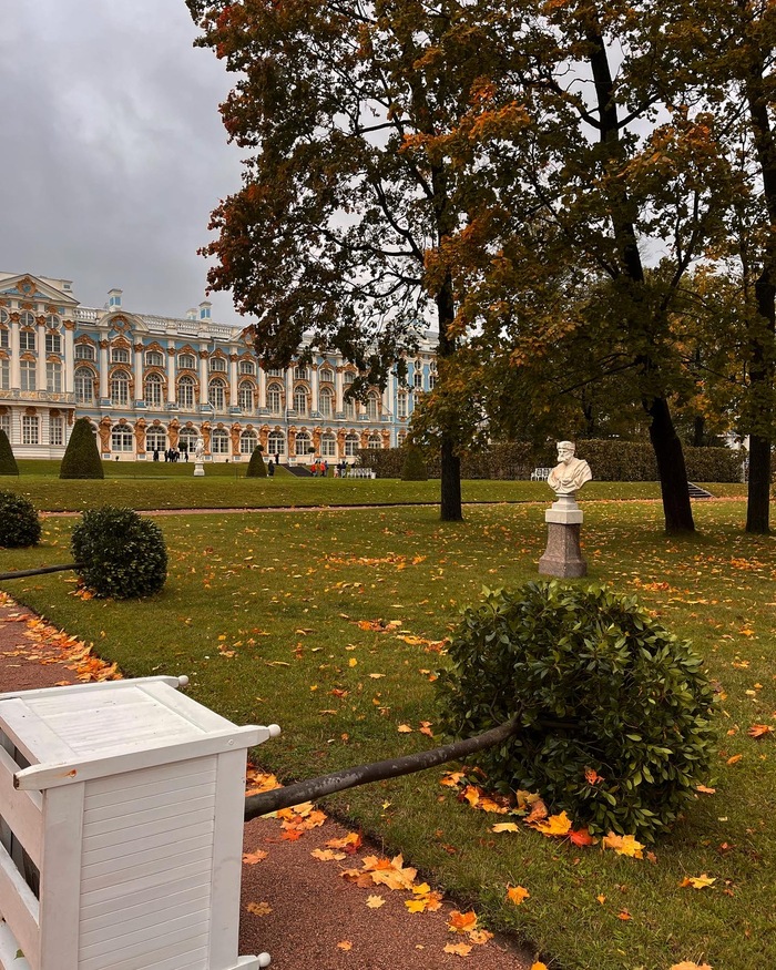 Осень в Царском селе Природа, Мобильная фотография, Екатерининский парк, Осень, Длиннопост