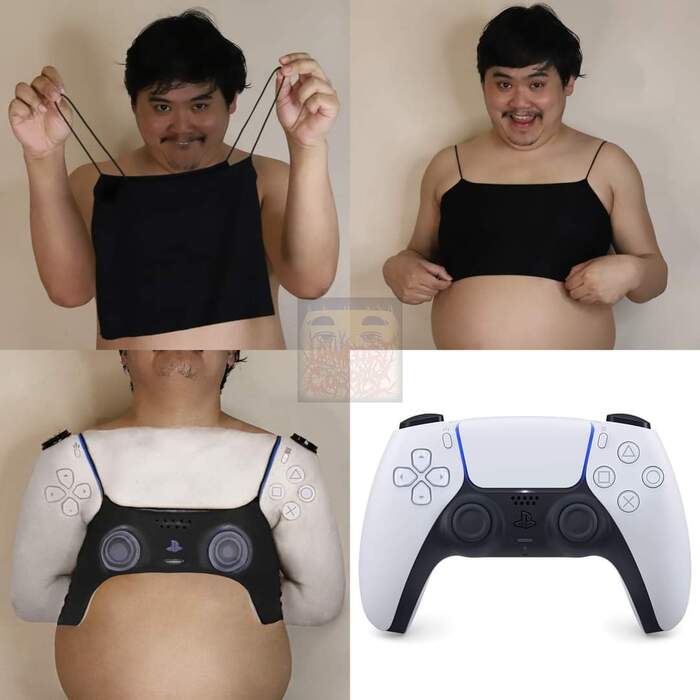 Dualsense Lowcost cosplay, Playstation 5