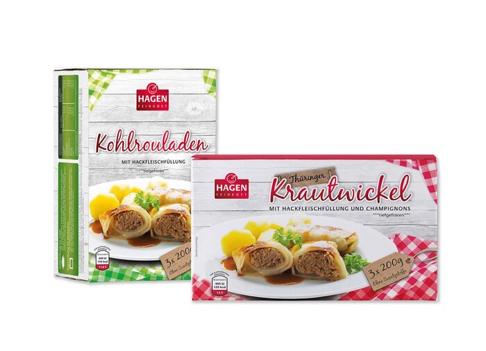 Голубцы, которые были конечным продуктом. При этом я участвовал лишь на этапе производства, а упаковка в картон происходила за пределами моего зрения...