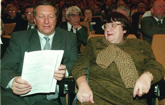 Оппозиционер и правозащитник Валерия Новодворская, 1993 год