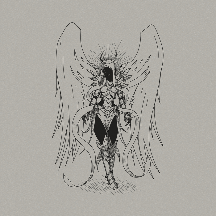 Angel! , ,  , 2D, Inktober, Diablo III
