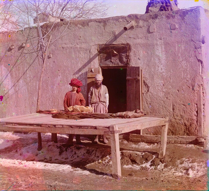 Пекарня в Бухаре, Узбекистан, 1907 год.