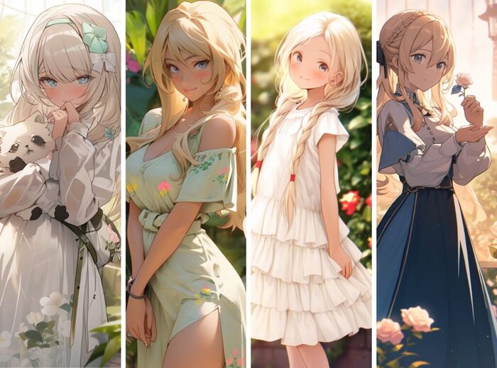 Слева направо: Default, Expressive, и Cute Style