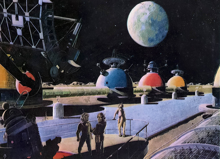 Юрий Швец. Луна. Океан бурь. Проспект им. Гагарина, 1996 год (1972)