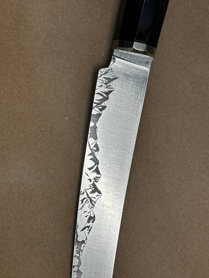 Филейный нож с горами | Пикабу