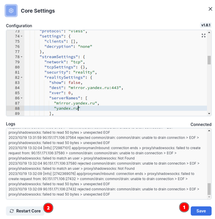 Marzban - Еще одна панель для управления proxy на базе XRay-core Linux, Гайд, Инструкция, Компьютерная помощь, Windows, iOS, Telegram (ссылка), Telegram, Длиннопост, Mac Os, VPN, VPS, Роскомнадзор, Обход блокировок