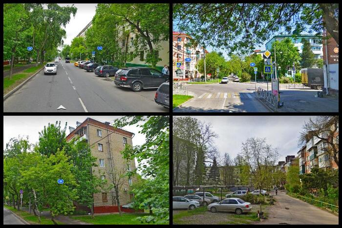 Слева - Москва, справа - Краснодар