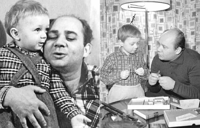 Евгений Леонов со своим сыном