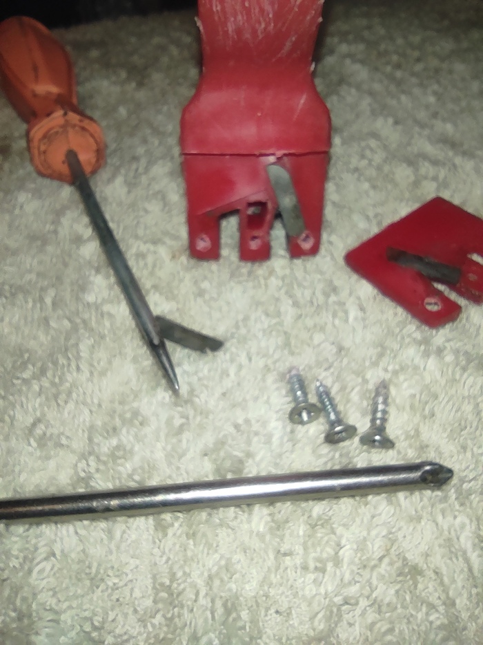 разобранная точилка