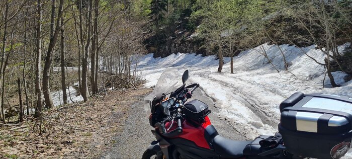 тоже май, всего +2км по дороге от предыдущего фото