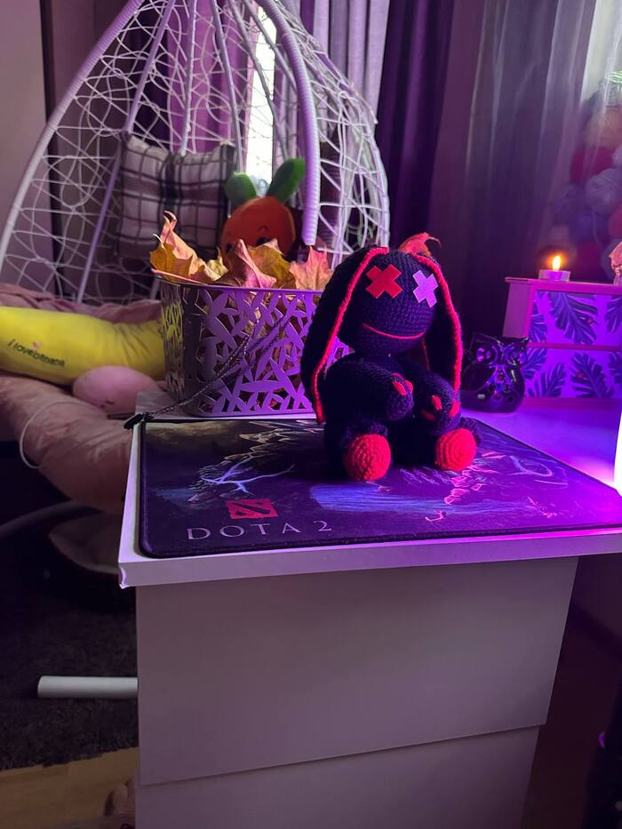 Зайка Вязание, Амигуруми, Вязание крючком, Рукоделие без процесса, Ручная работа, Вязаные игрушки, Авторская игрушка, Своими руками, ВКонтакте, Telegram, Длиннопост, Хэллоуин, Вызов для Рукодельников