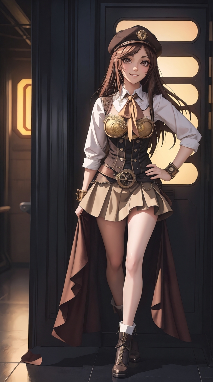 Steampunk , Anime Art,  , , Stable Diffusion, , ,   