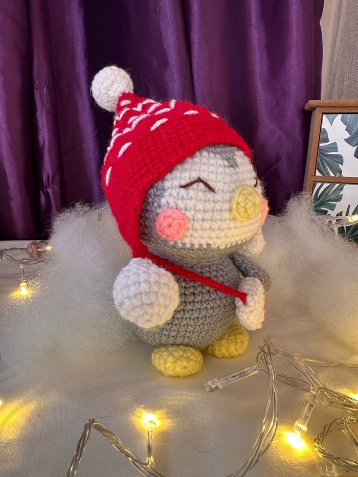 Вязаный Пингвинчик Рукоделие без процесса, Ручная работа, Вязание крючком, Амигуруми, Вязание, Вязаные игрушки, Своими руками, ВКонтакте, Telegram, Пингвины, Холод, Длиннопост