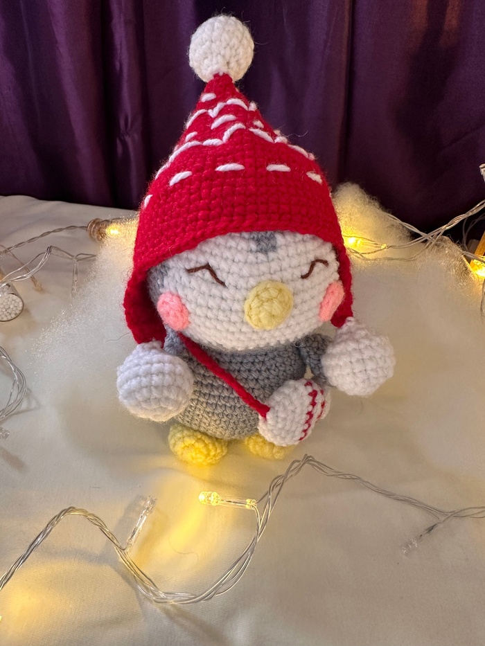 Вязаный Пингвинчик Рукоделие без процесса, Ручная работа, Вязание крючком, Амигуруми, Вязание, Вязаные игрушки, Своими руками, ВКонтакте, Telegram, Пингвины, Холод, Длиннопост