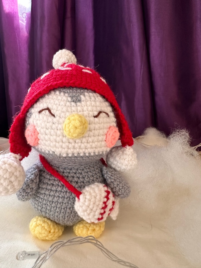 Вязаный Пингвинчик Рукоделие без процесса, Ручная работа, Вязание крючком, Амигуруми, Вязание, Вязаные игрушки, Своими руками, ВКонтакте, Telegram, Пингвины, Холод, Длиннопост