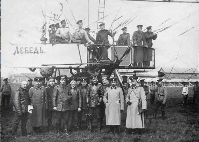 Дирижабль "Лебедь", 1909 год