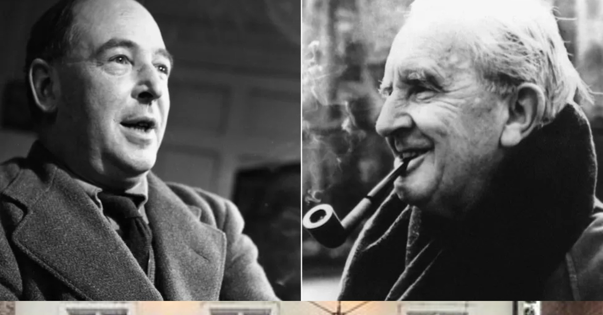 Льюис и толкиен. Джон толкиен и клайв льюис. Льюис и толкиен. Клайв стейплз льюис и толкиен. Клайв льюис и толкин.