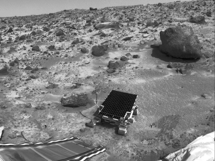 «Соджорнер»: первый марсоход на Красной планете Pathfinder, Марсоход, Марс, Длиннопост