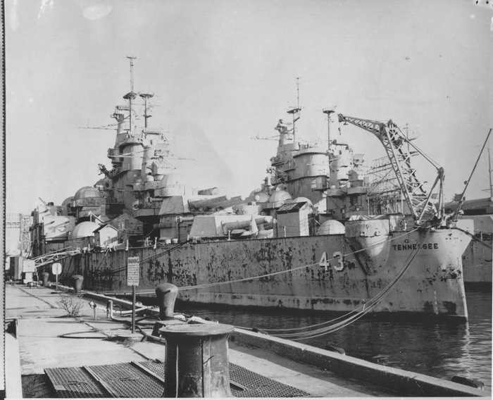 USS California    USS Tennessee        . -  , 6  1956 