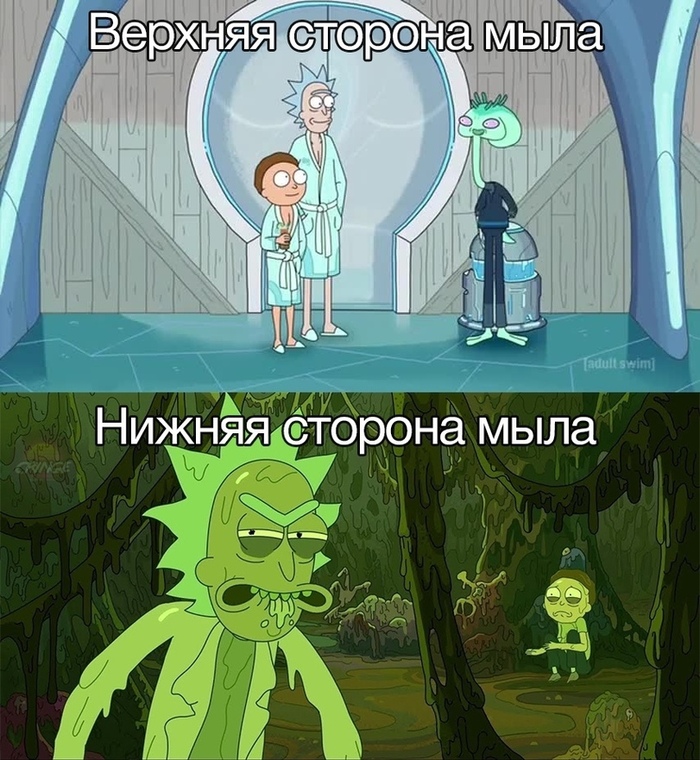 Мемы с риком и морти