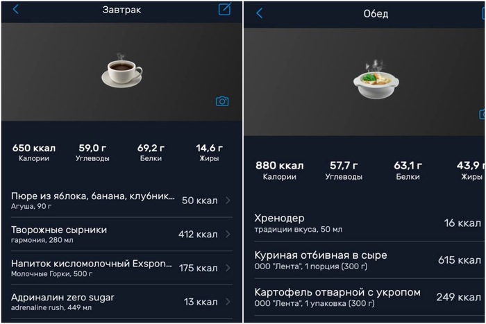 КБЖУ общий: 1530кк 132,3Б 58,5Ж 116,7У