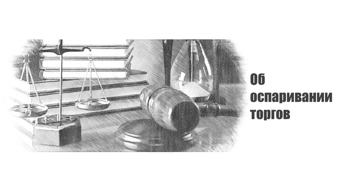 Об оспаривании торгов