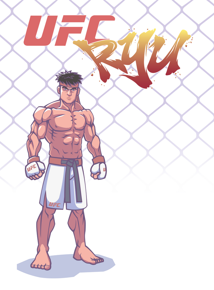   UFC Street Fighter, , Ryu, UFC, , , MMA