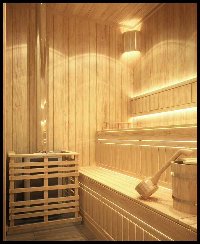 Дизайн-проект. Сауна