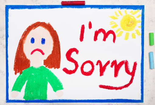   "sorry for"  "sorry about"  , ,  , ,  