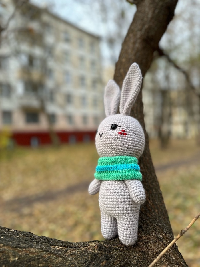 Вязаный зайка Амигуруми, Вязание крючком, Вязание, Рукоделие без процесса, Ручная работа, Вязаные игрушки, Мягкая игрушка, Своими руками, ВКонтакте, Telegram, Длиннопост