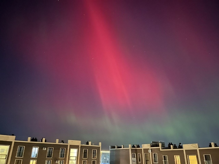 Северное а точнее теперь Челябинское сияние