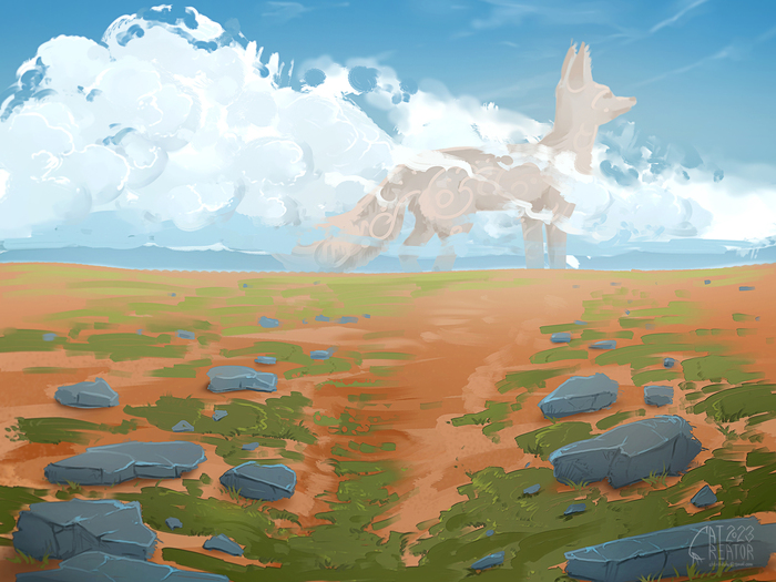 Рисую окружение, уже не фоны