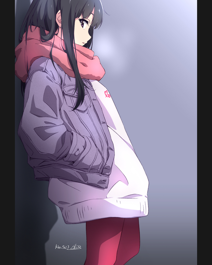Lycoris Recoil Anime Art, , , , Lycoris Recoil, Inoue Takina, Nishikigi Chisato, 