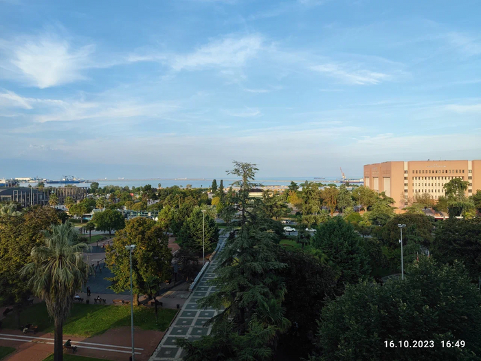 Вид из отеля в Самсуне