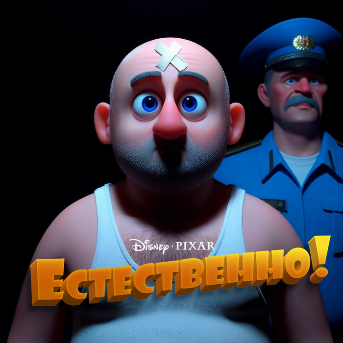 Тоже про "естественно", но другой вариант, гуглите мем.