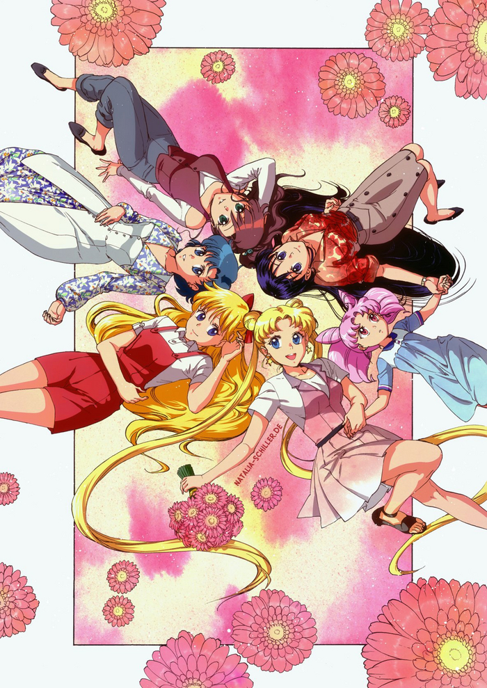  ^_^ Sailor Moon, Sailor Mercury, Sailor Mars, Sailor Jupiter, Sailor Venus, Tsukino Chibiusa, Anime Art, , , 